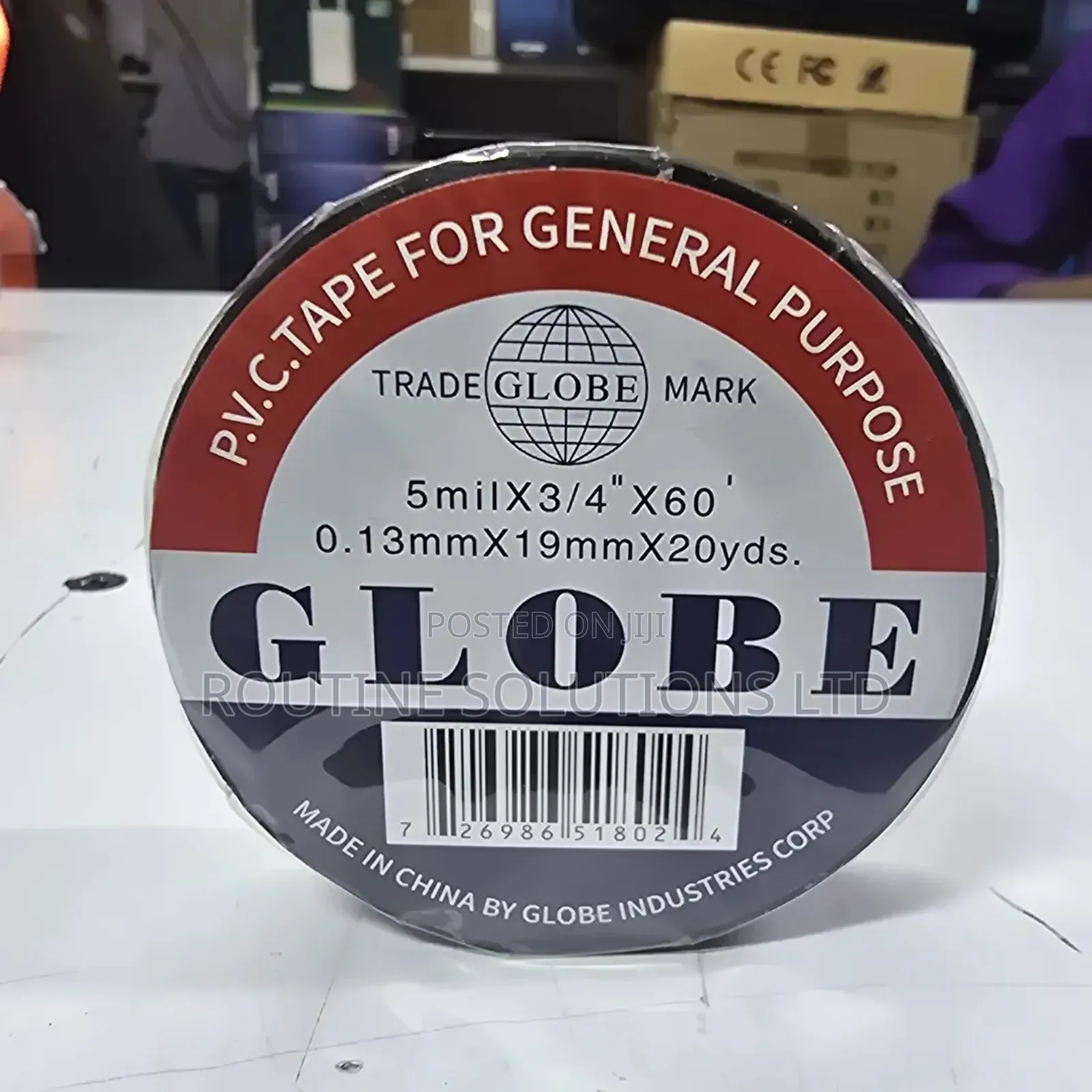 Globe Insulating Tape Big 5mil X 3/4" X 60'