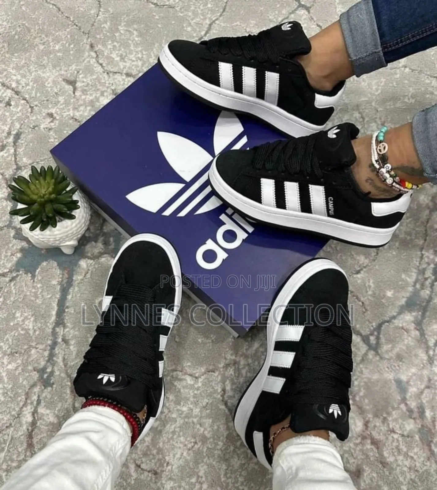 Adidas Campus Black and White