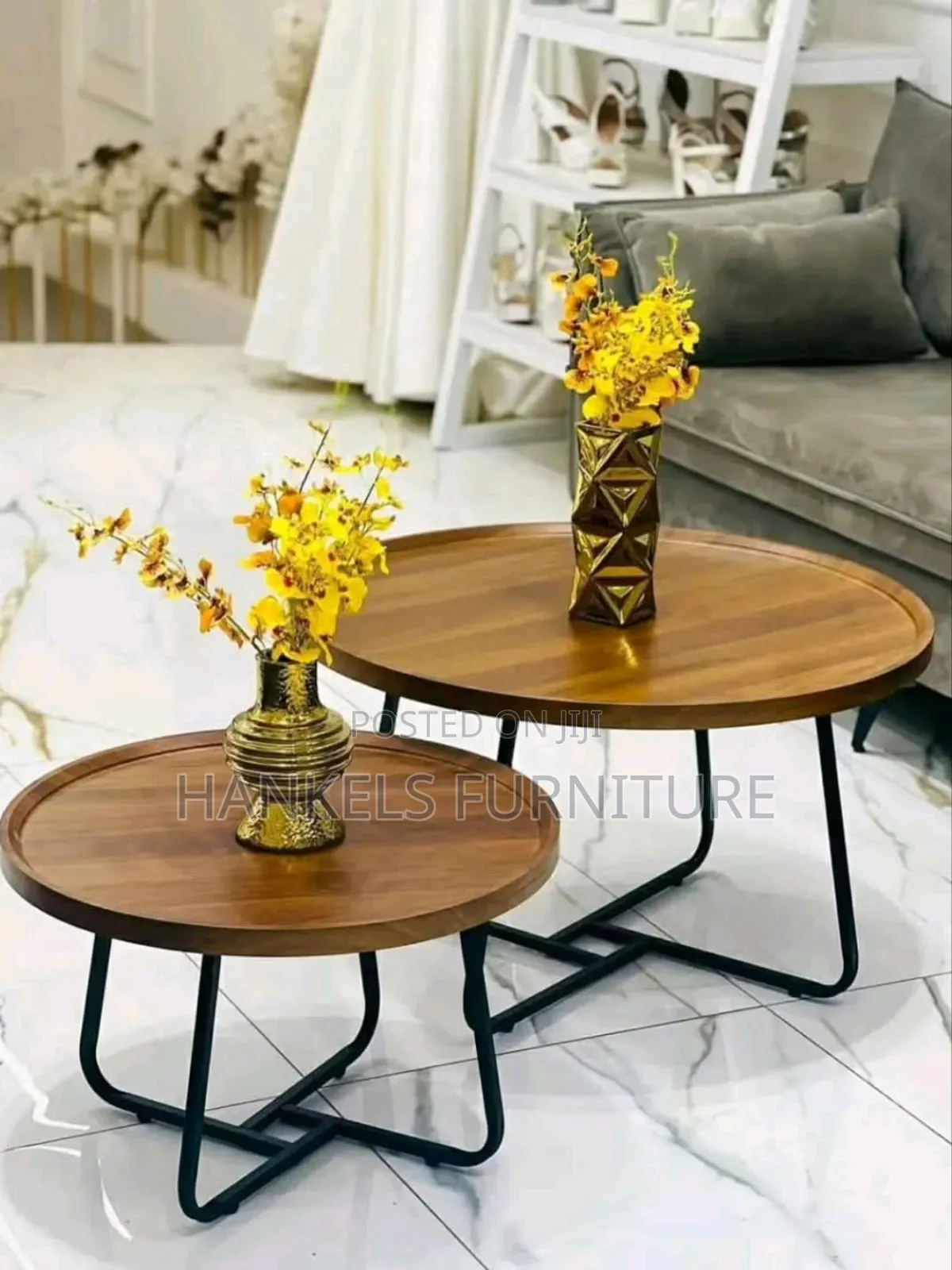 Coffee Table Round Two in One for Modern Homes