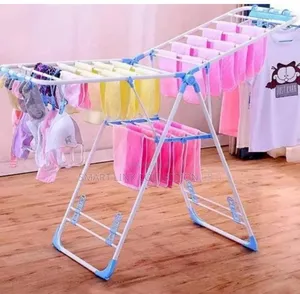 Foldable/Portable Clothes Drying and Hanging Rack
