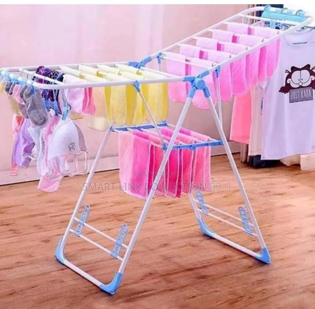 Foldable/Portable Clothes Drying and Hanging Rack