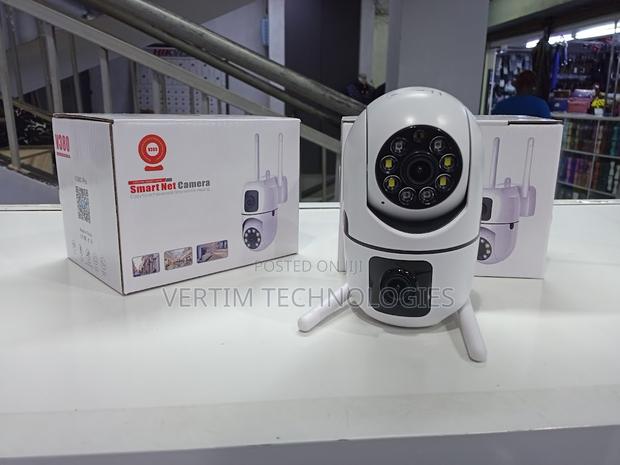 Dual Lens 4mp Dual Lens Wifi Camera Home Security Night Vision Wifi
