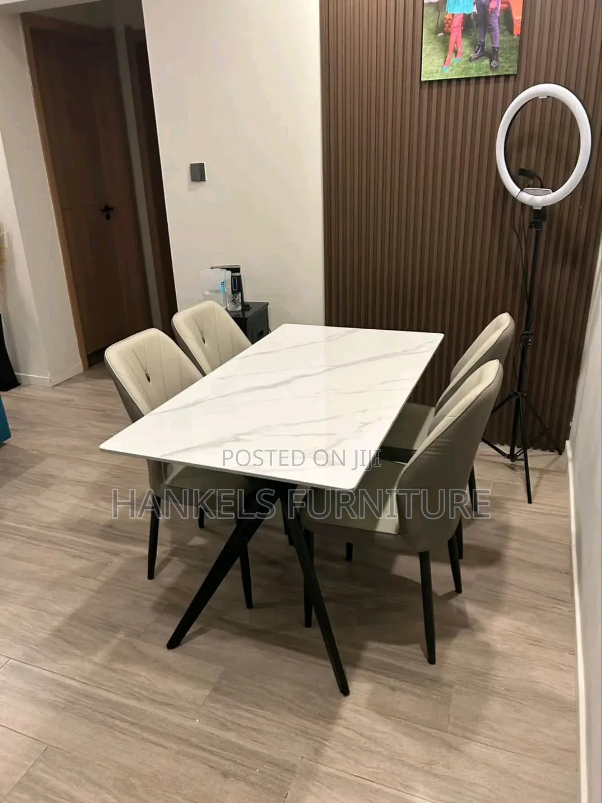 4 Seater Marble Dining Table – Luxury and Comfort Combined