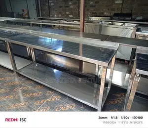 6 by 2 Feets Stainless Steel Table