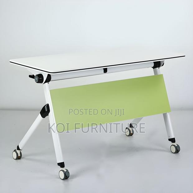 Office Table; Training Foldable Mobile Conference Office Table - thumbnail 2