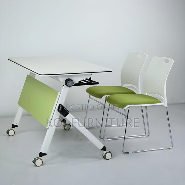 Office Table; Training Foldable Mobile Conference Office Table - thumbnail 5