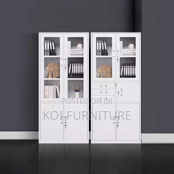 Office Cabinet; Durable Steel Executive Cabinet With Two Doors - thumbnail 2