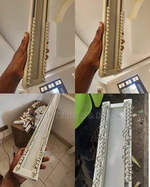 Aluminium Double Rails for Curtains/Sheers Ivory