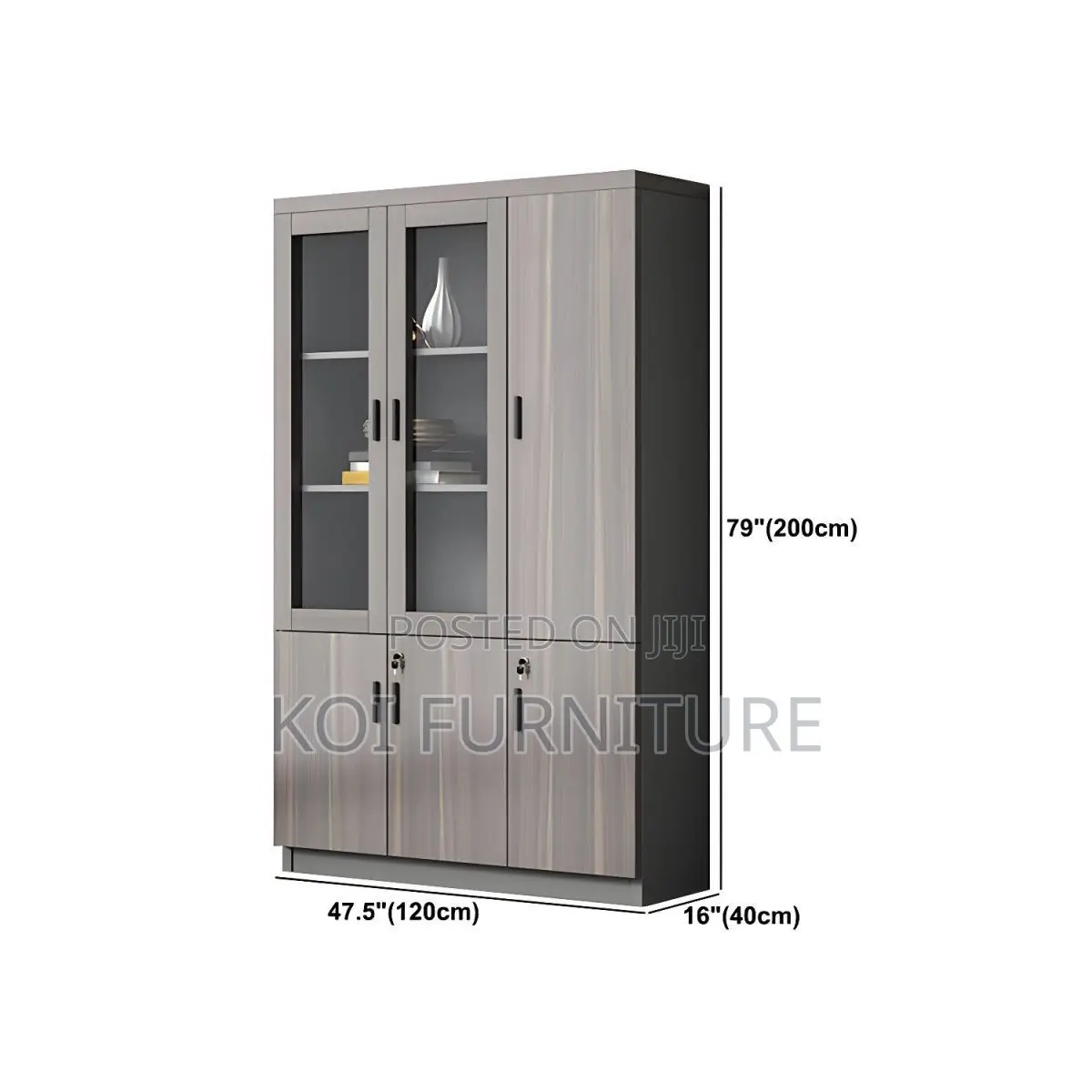 Office Cabinet; Three Drawers Home Office Storage Cabinet Wood Made