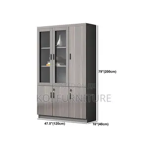 Office Cabinet; Three Drawers Home Office Storage Cabinet Wood Made