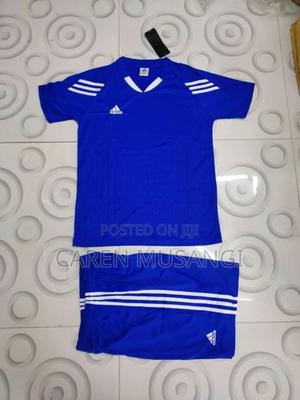 Stylish Football Jersey Set – White Blue - thumbnail 2