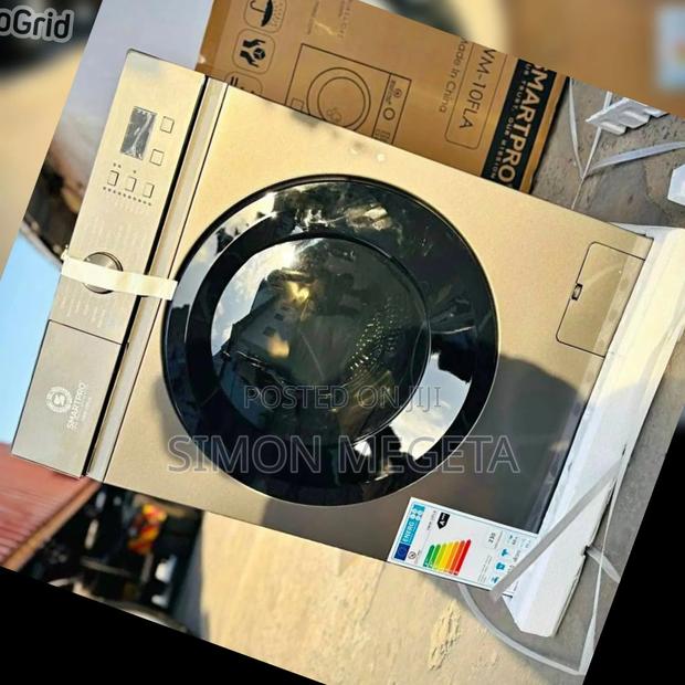 Restocked Smartpro 8 KGS Front Load Washing Machine - main view