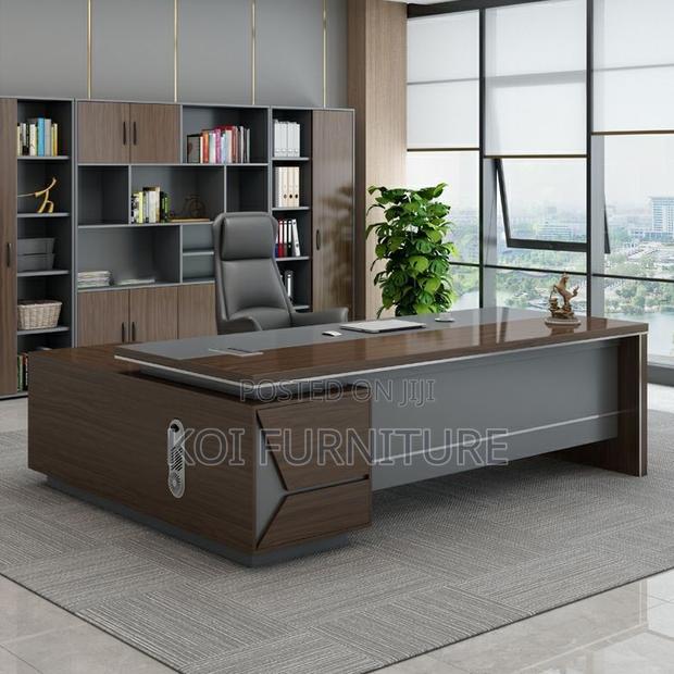 Office Desk; 1.8m Executive Modern Aethestic Office Desk - thumbnail 3