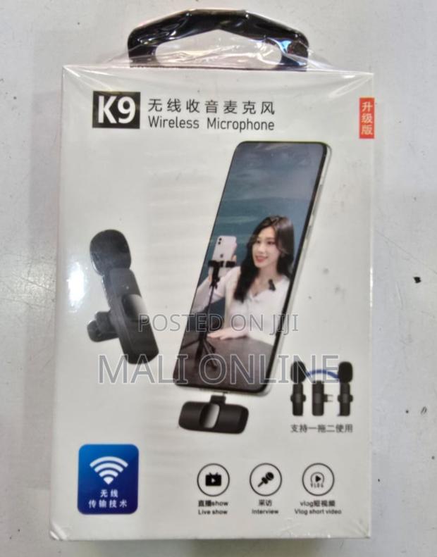 Dual Wireless Microphone Lavalier Type-C iPhone Rechargeable Clip Mic - thumbnail 3