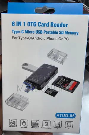 Multi Port Otg Card Reader Type-C Micro-Usb Usb-a Sd Tf Memory Adapter