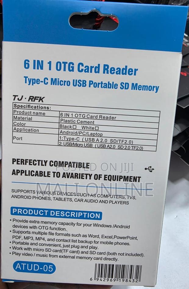 Multi Port Otg Card Reader Type-C Micro-Usb Usb-a Sd Tf Memory Adapter - thumbnail 2