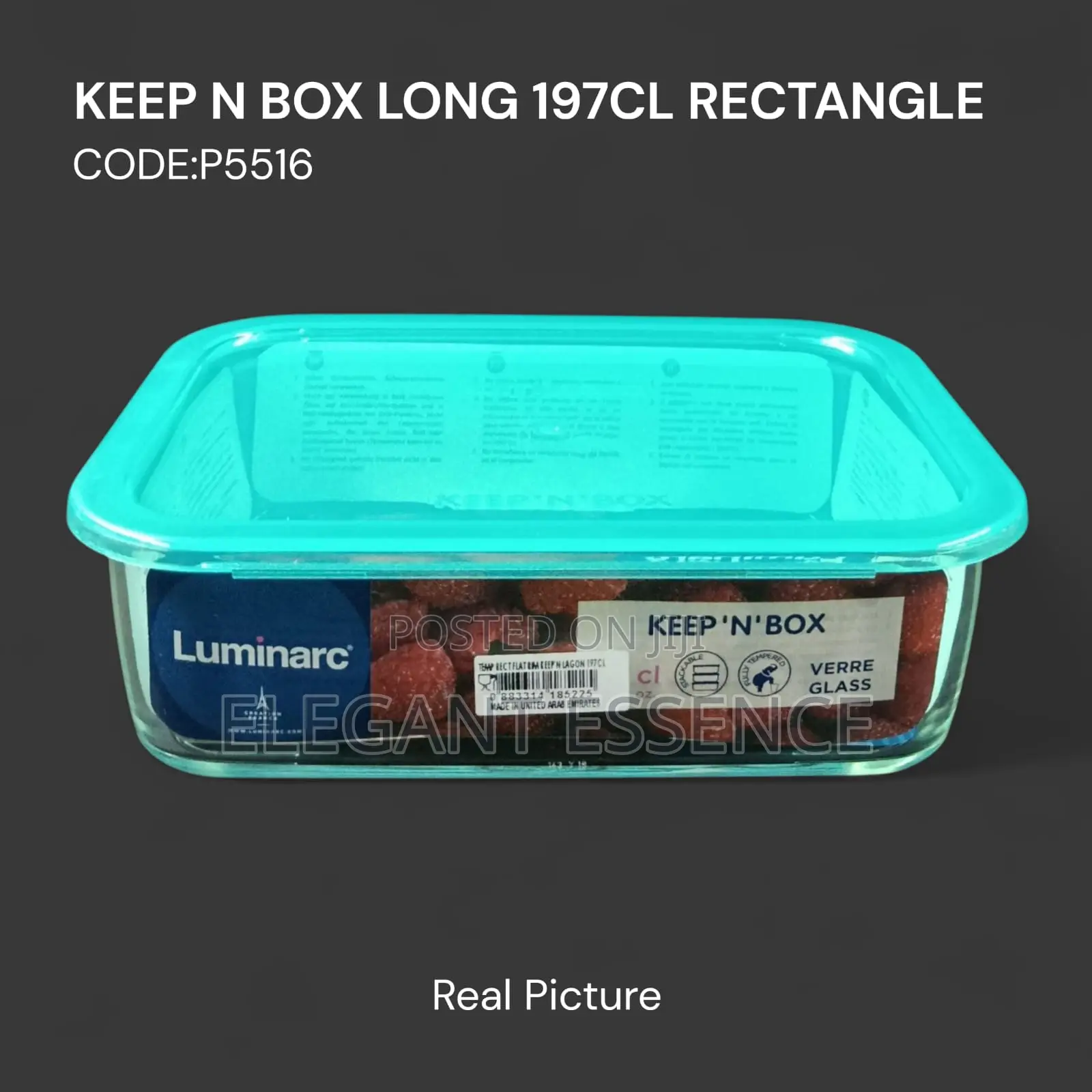 Luminarc Glass Bowl With Lid-
