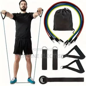 11pcs/Set Pull Rope, Resistance Bands, Portable Fitness Equipment,