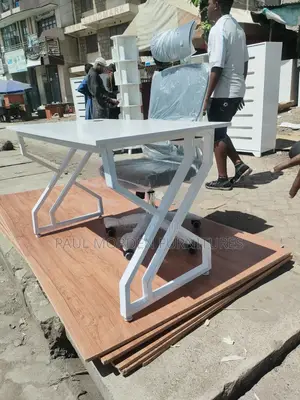 Durable Double Steel Frame Working Desk