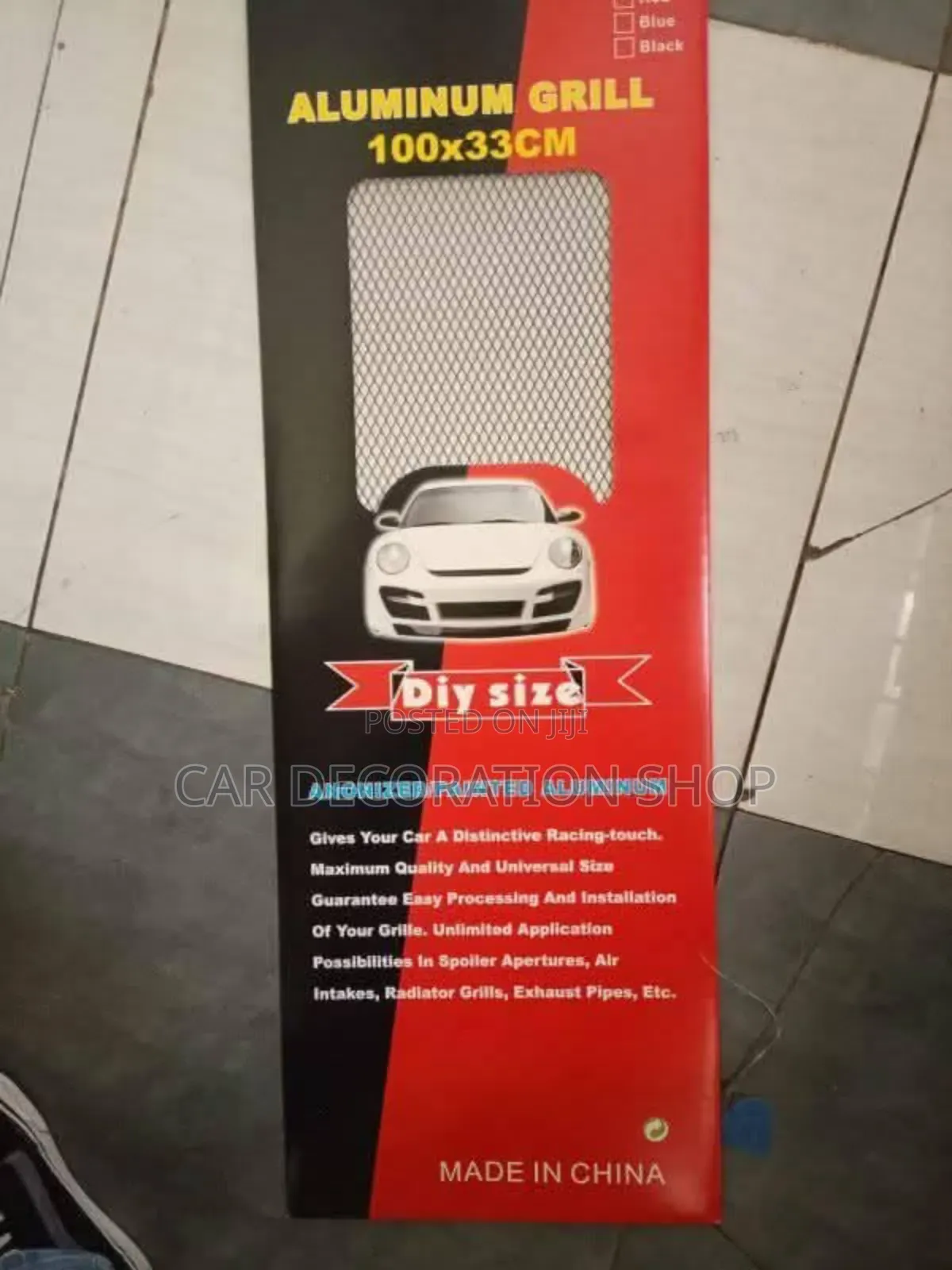 Universal Customizable Metallic Stylish Grill Mesh
