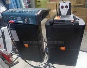 8 Channels JBL Sound System Complete With JBL Wireless Microphone.