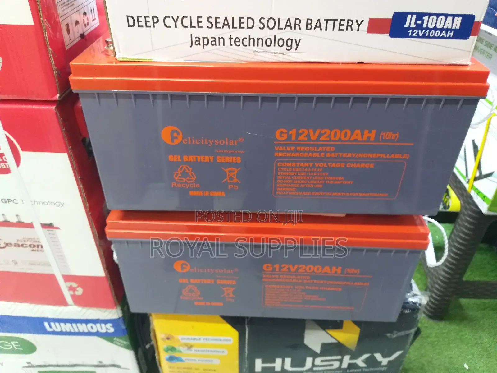 Felicity 200ah 12v Gel Battery