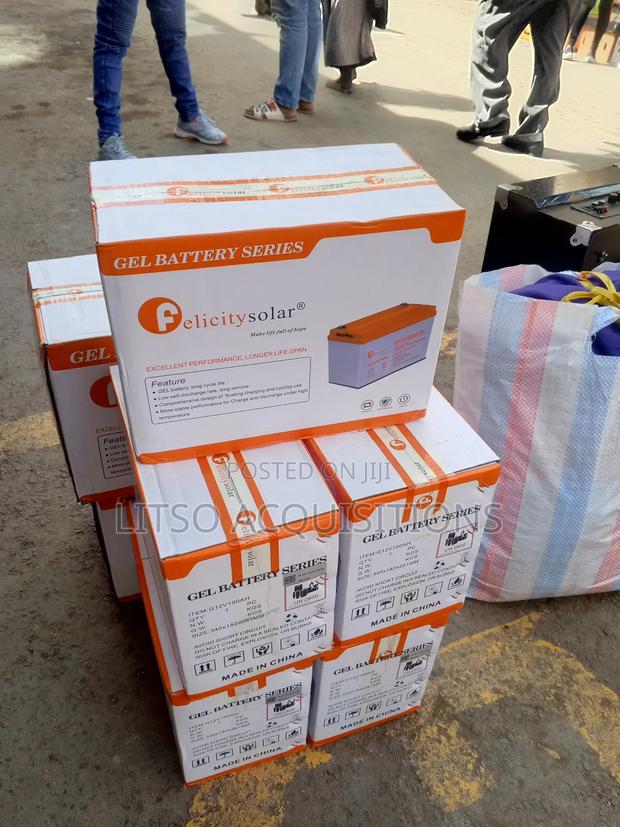 100ah 12v Gell Solar Battery – Long Life | 18 Months Warranty - thumbnail 3