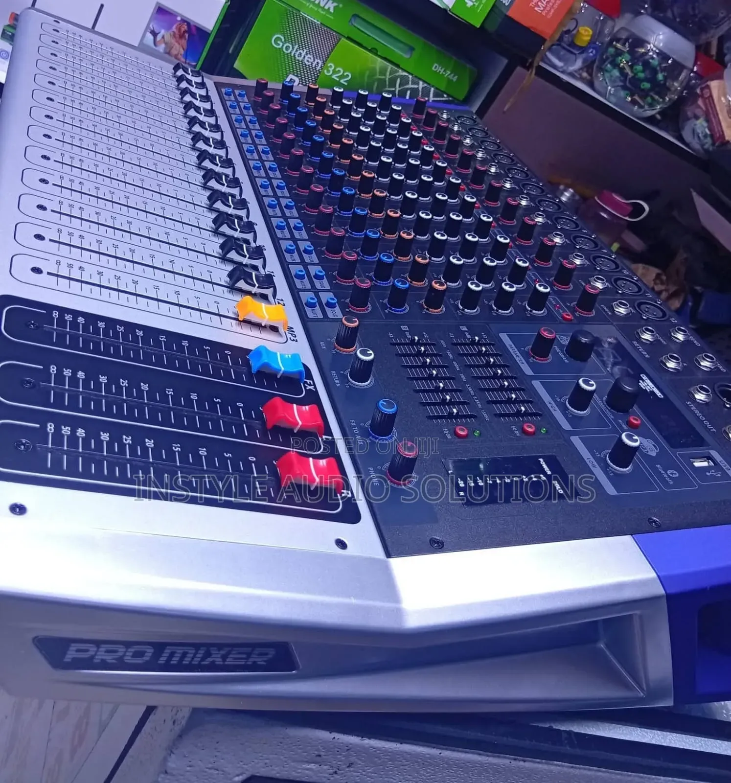 Pro 12 Channels Powered Amplifier With Usb and Bluetooth Enabled