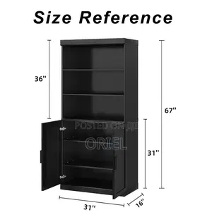 Credenza Cabinets: Wooden Filing Cabinet With Double Doors