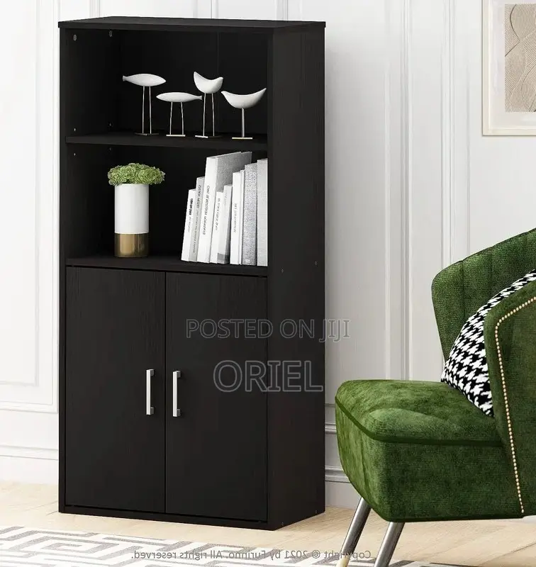 Credenza Cabinets: Wooden Filing Cabinet With Double Doors
