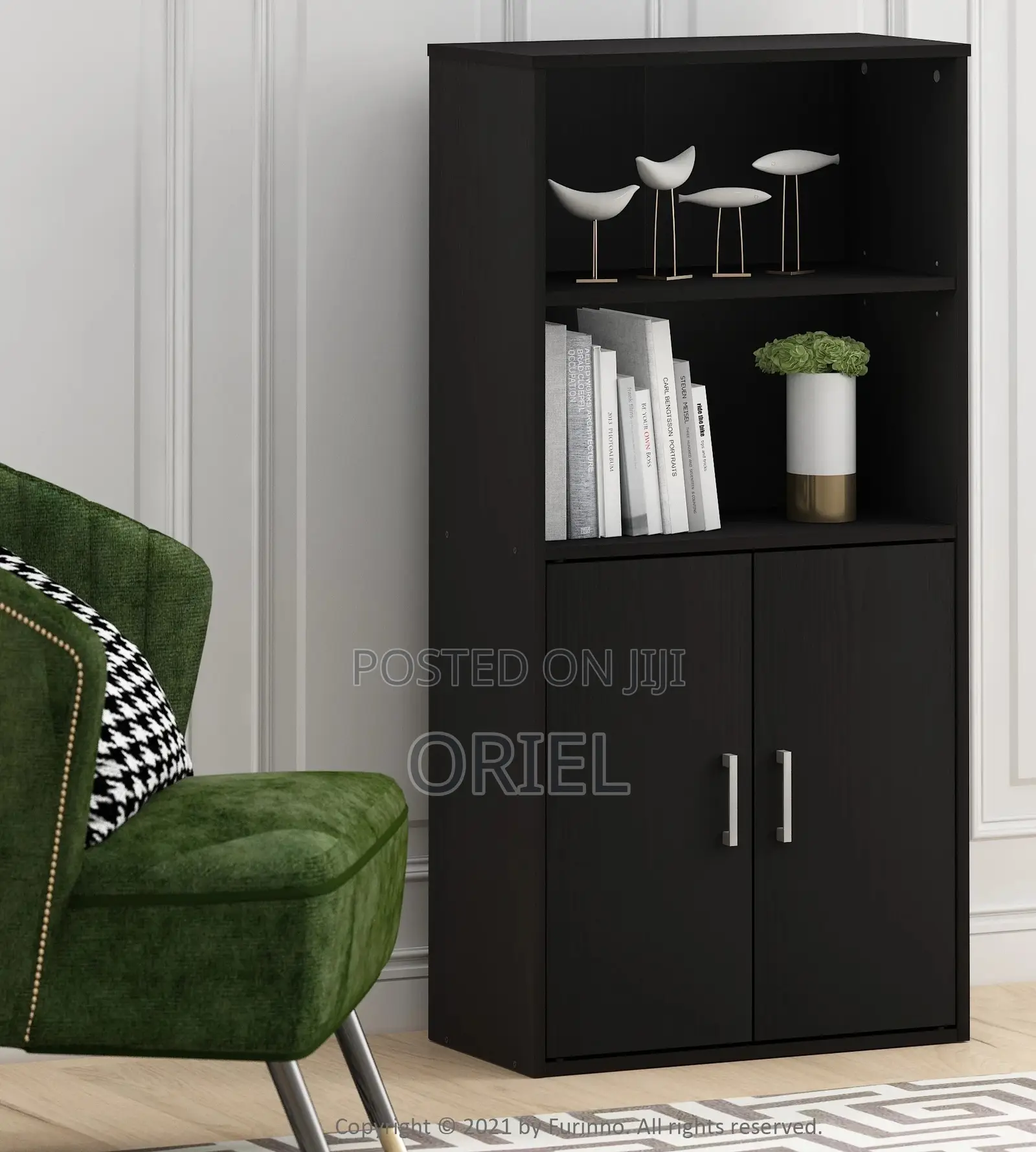 Credenza Cabinets: Wooden Filing Cabinet With Double Doors