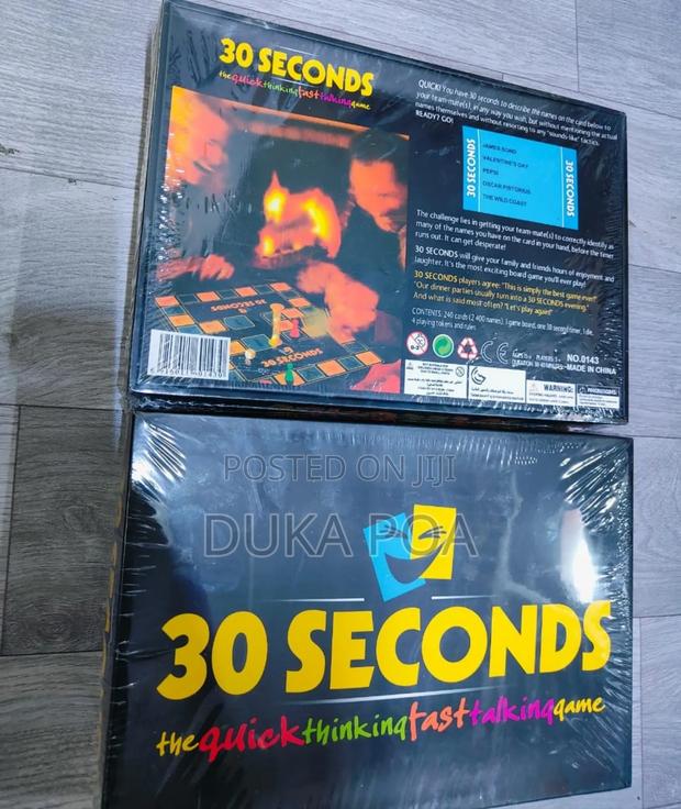 30 Seconds Game - main view