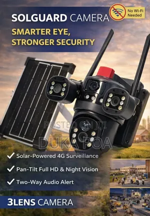 Triple Lens 4g CCTV Cameras