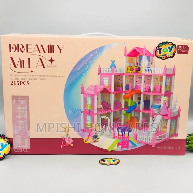 215pcs Diy Dream Villa Doll House - thumbnail 2