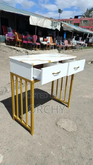 Twin Drawers Manicure Table/ Nail Table