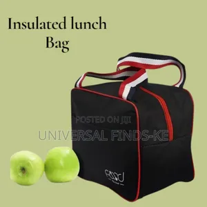 Insulated Lunch Bag Black 6ltrs