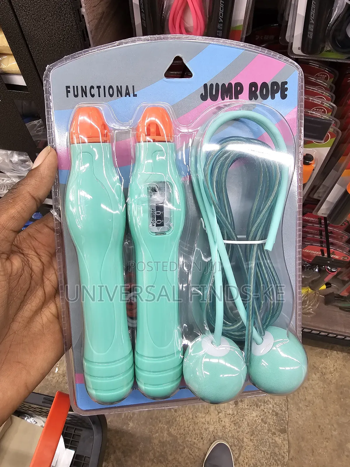 Skipping Rope 2 in 1 Weighted With Counter