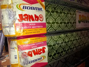 5x6x8 and 5x6x10 Bobmil Jambo High Density Mattresses + Free Delivery.