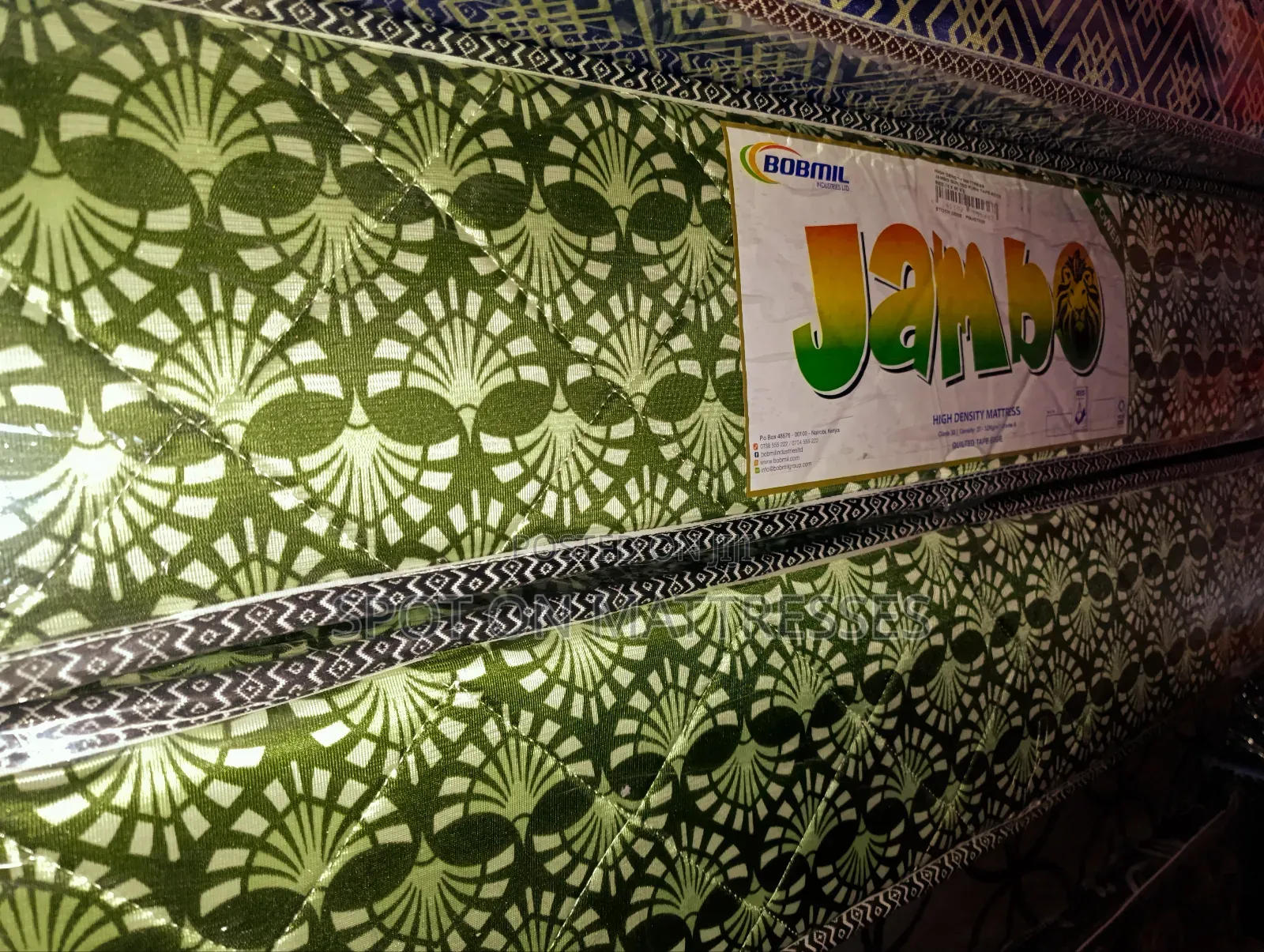 Bobmil Jambo 5x6x8 High Density Quilted Mattresses + Free Delivery.