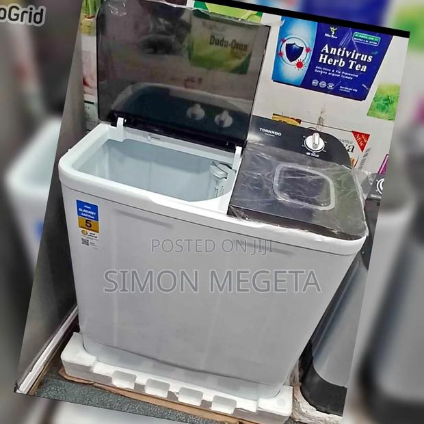 In Stock Tornado 12 KGS Washing Machine Twin Tub - main view
