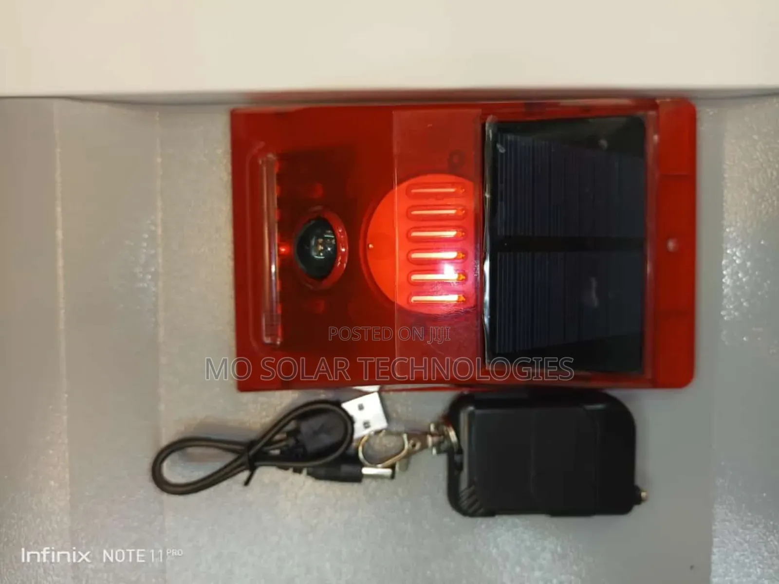 Solar Alarm Lamp