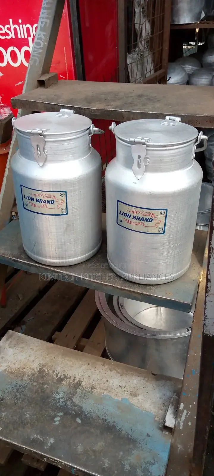 Heavy Duty Aluminium Milking Cans 20litres