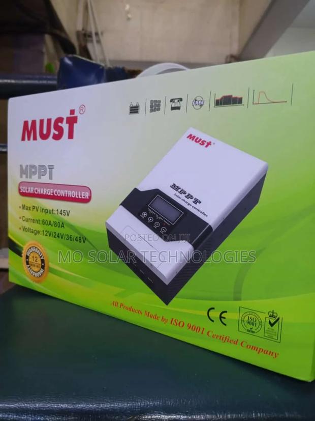 80amps Solar Must MPPT Charge Controller