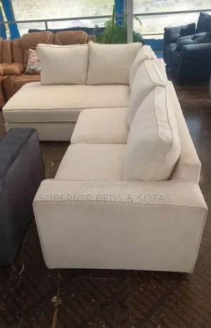 Modern Cream Corner Sofa