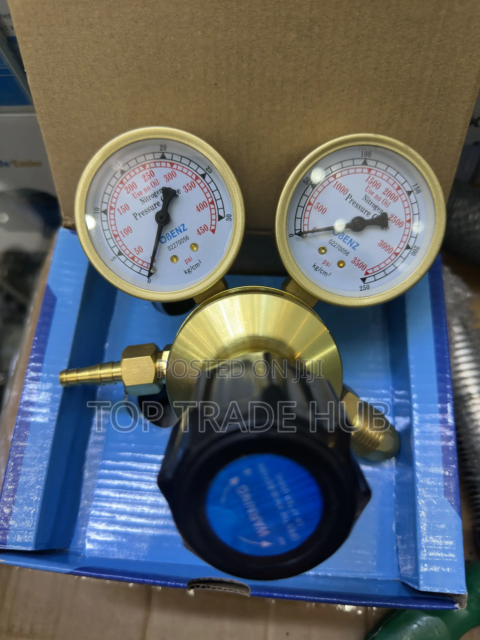 Obenz Dual Gauge Nitrogen Gas Regulator