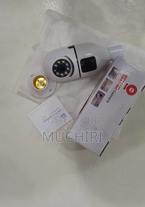 V380 Wifi PTZ Dual Lens Bulb Camera