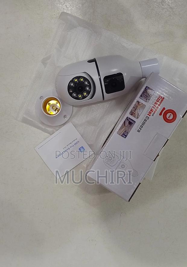 V380 Wifi PTZ Dual Lens Bulb Camera