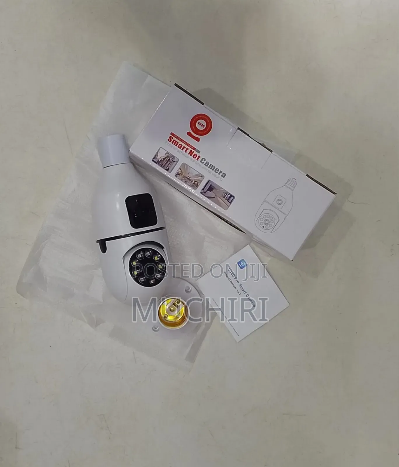 V380 Wifi PTZ Dual Lens Bulb Camera
