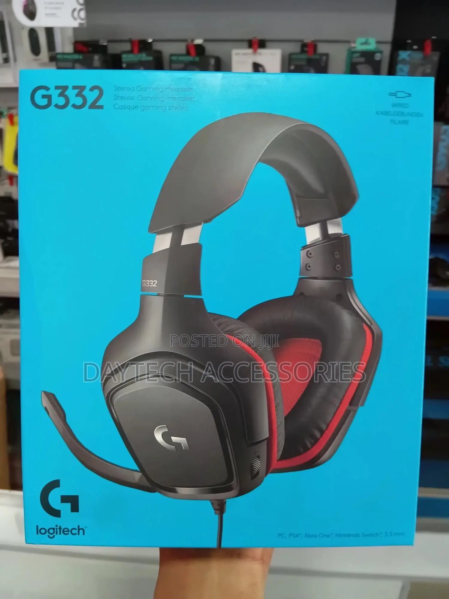 Logitech G332 Wired Gaming Headset Stereo Audio 50 Mm Drivers 3.5 Mm.