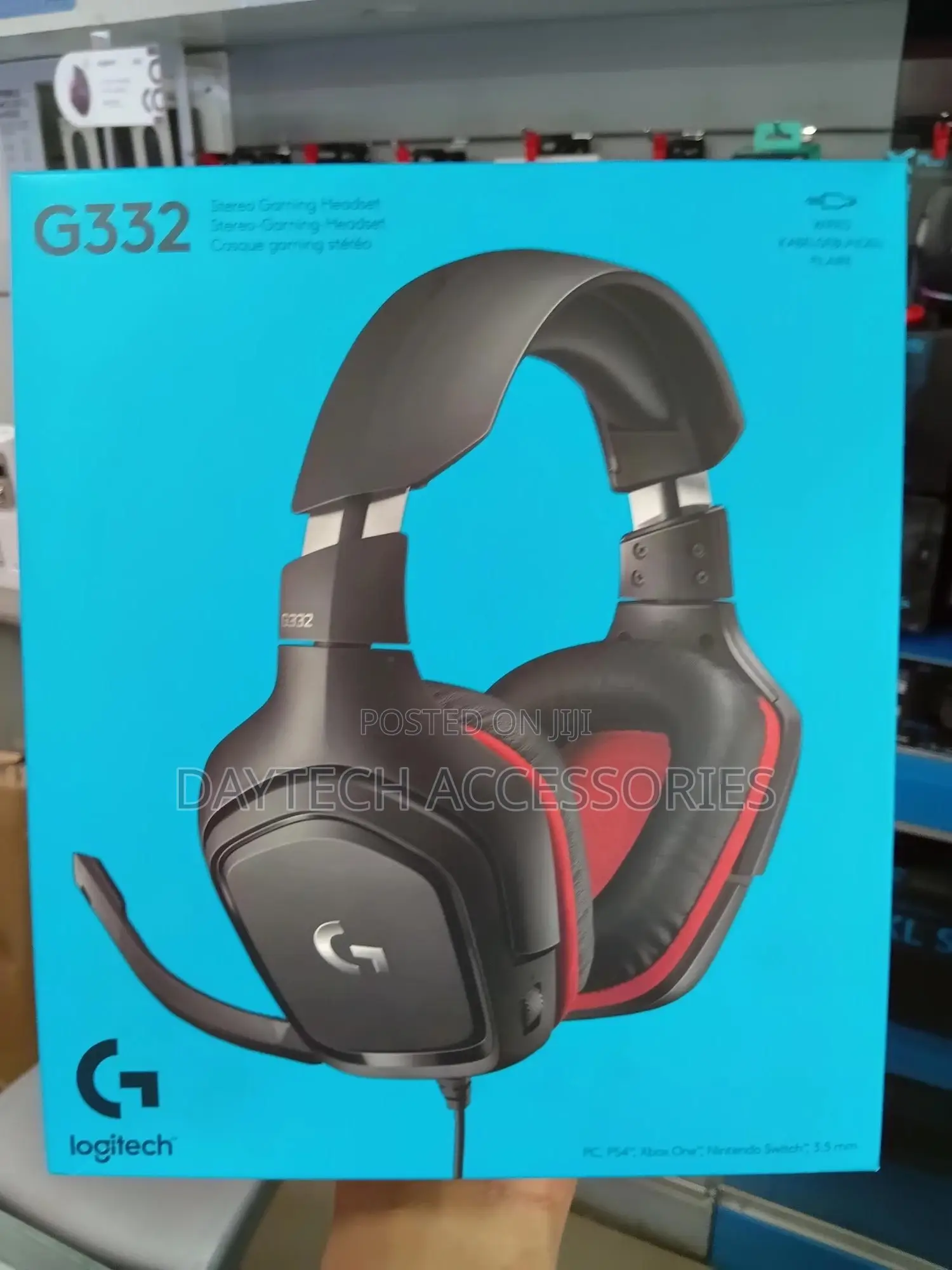 Logitech G332 Wired Gaming Headset Stereo Audio 50 Mm Drivers 3.5 Mm.